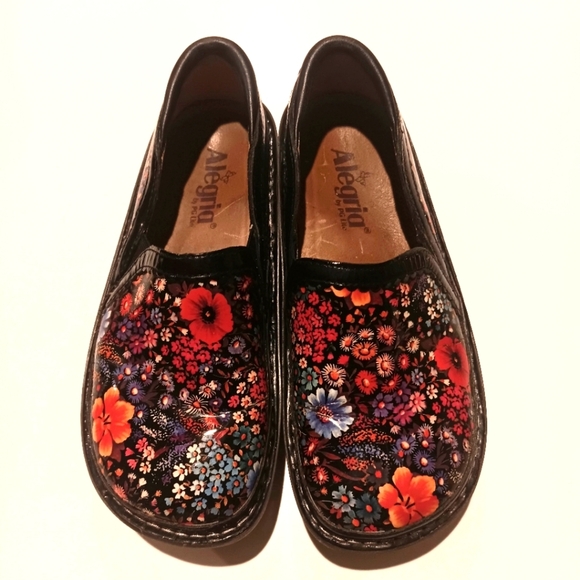 Alegria Shoes - Alegria Floral Women’s Slip On Clogs Size 37